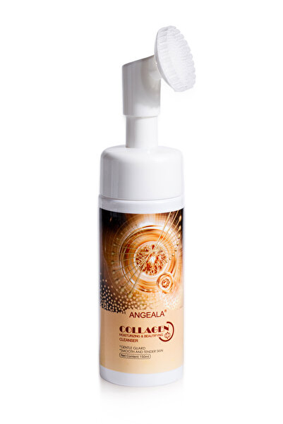 Angeala رغوة تنظيف الوجه بخلاصة الكولاجين 150 مل.