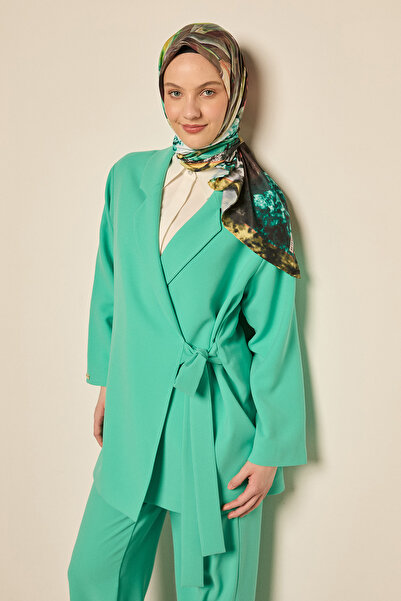 Setrms Kruvaze Kapamalı Ceket & Lastikli Pantolon Takım