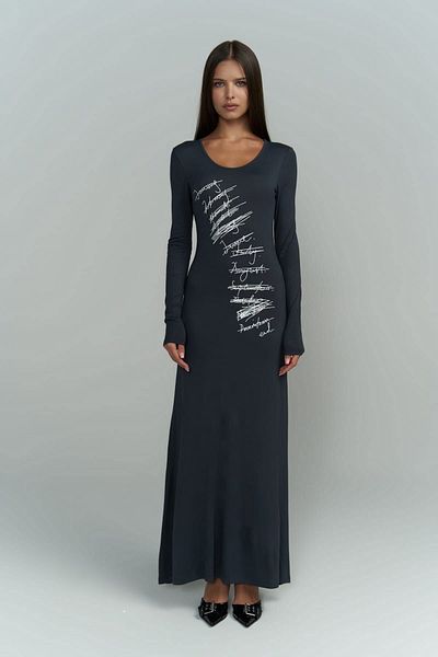 MAİ COLLECTİON Ceria Smoked Long Dress