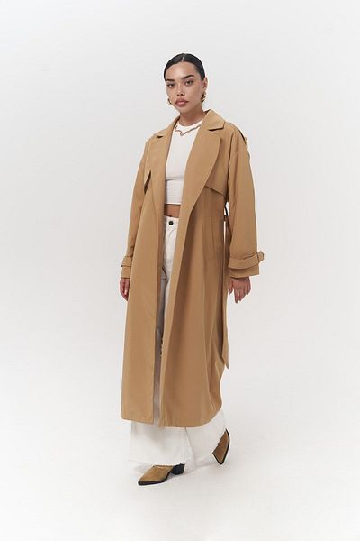 MAİ COLLECTİON Καμπαρντίνα Femme Toffe Oversize