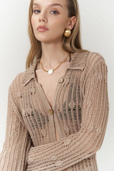 BOHEMAİ Elena Mink Knitwear Cardigan