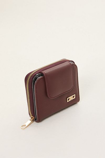 Setrms Zippered Card Holder Short Wallet