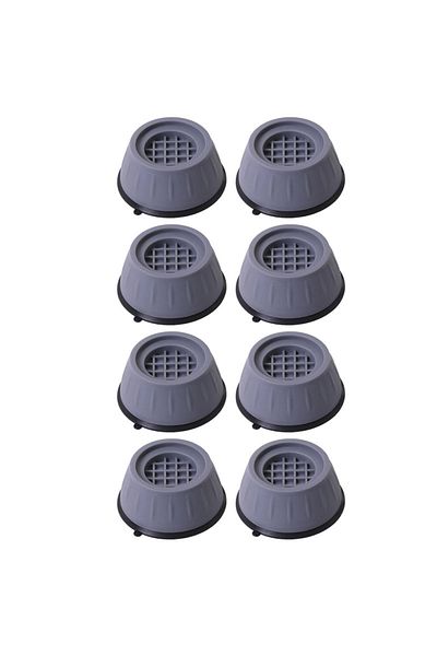 NEXTLY Set of 8 NEXTLY anti-slip feet for washing machine, gray