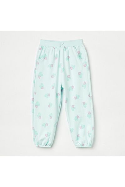 Juniors All-Over Heart Print Joggers with Pockets