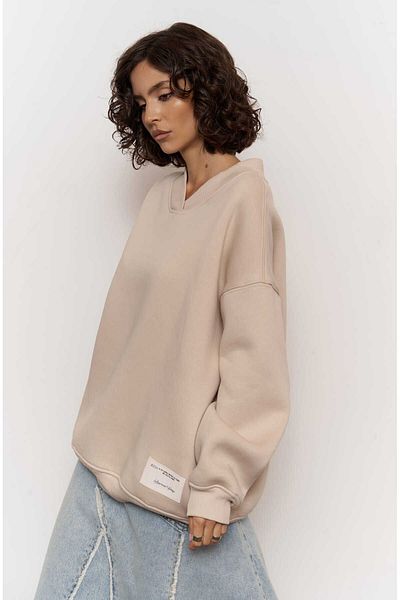 MAİ COLLECTİON Mcllctn Taure Bone Унисекс голям суичър