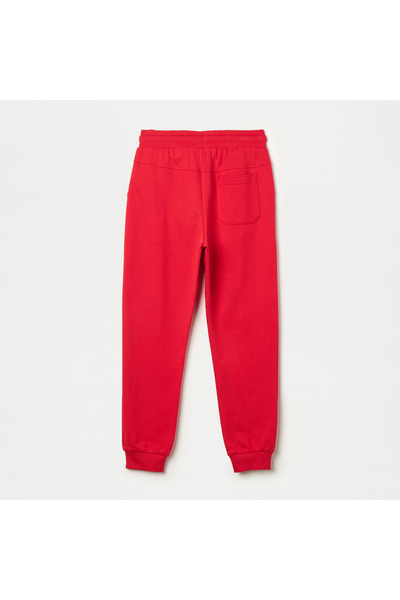 Marvel Spider-Man Print Joggers with Pockets and Drawstring Closure