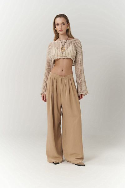 MAİ COLLECTİON Steven Mink Palazzo Trousers