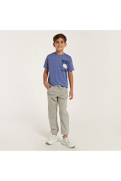 Juniors Solid Pants With Drawstring Closure