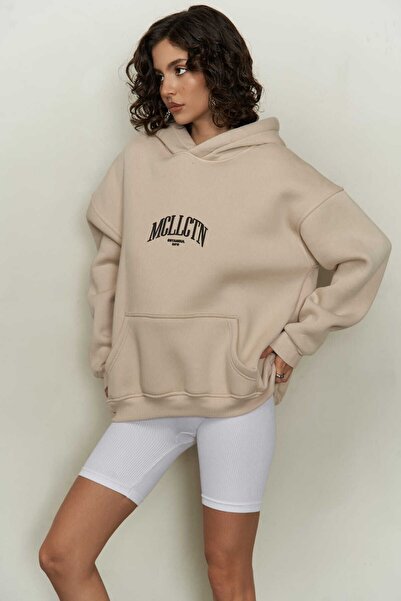 MAI STUDIOS CO. Mcllctn Estambul Bone Oversize Unisex Sweatshirt