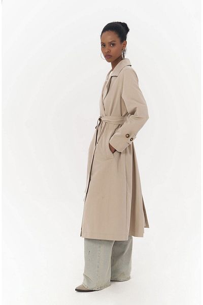 MAİ COLLECTİON Εποχιακή καμπαρντίνα Albany Beige