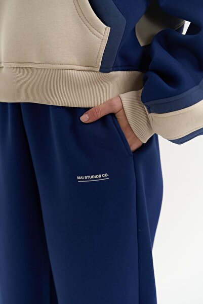 MAI STUDIOS CO. Σετ φόρμας Calix Garnished Navy Blue