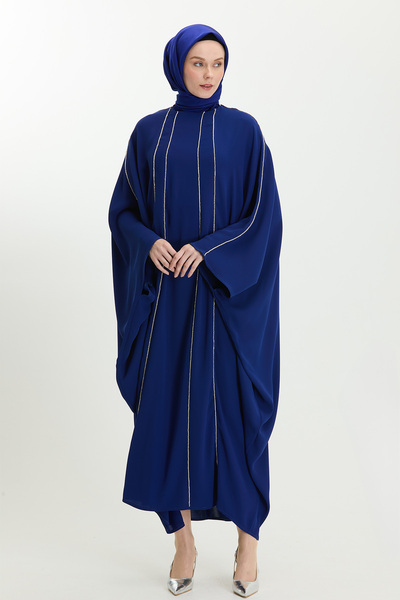 Setrms Taş Detaylı Abaya