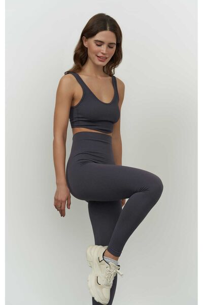 MAI STUDIOS CO. Niko Corded Anthracite Crop