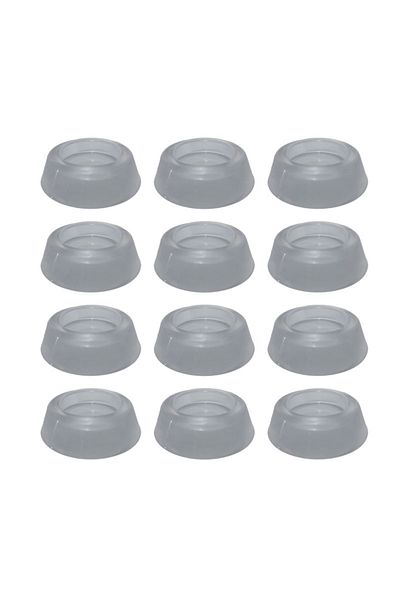 NEXTLY Set of 12 NEXTLY non-slip feet for washing machine, transparent
