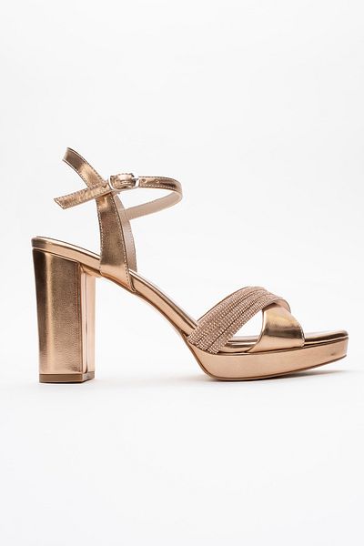 Ataköy Ayakkabı WOMEN'S STONE PLATFORM HEEL SHOES