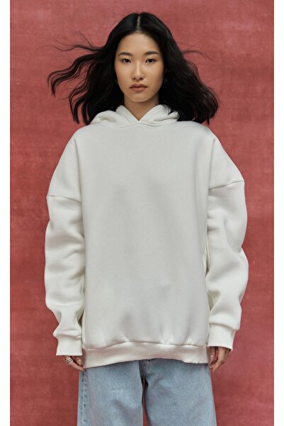 MAI STUDIOS CO. Boundaries White Blue Hoodie Sweatshirt