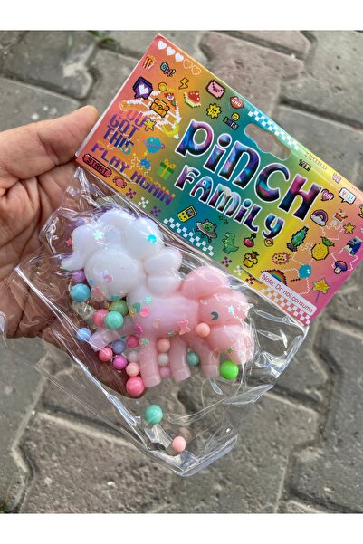 synshop My Little Pony Unicorn Tek Boynuz At Taba Jel Pembe Yumuşak Squishy S...