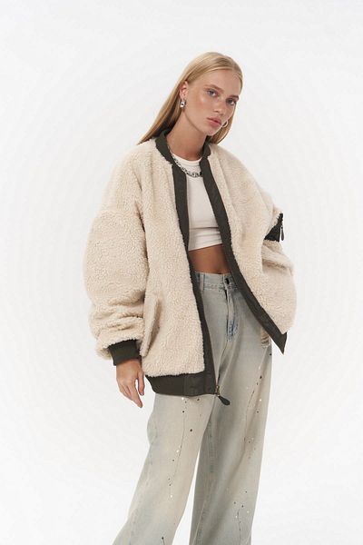 MAİ COLLECTİON Two-Way Khaki Coat