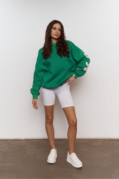 MAİ COLLECTİON Oversize mikina Benetton se sedlem Mcllctn