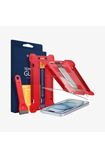Spigen Caseology iPhone 15 Cam Ekran Koruyucu Kolay Kurulum Snap Fit (2 Adet)...