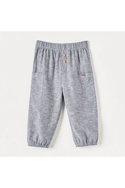 giggles Solid Pants with Elasticated Waistband