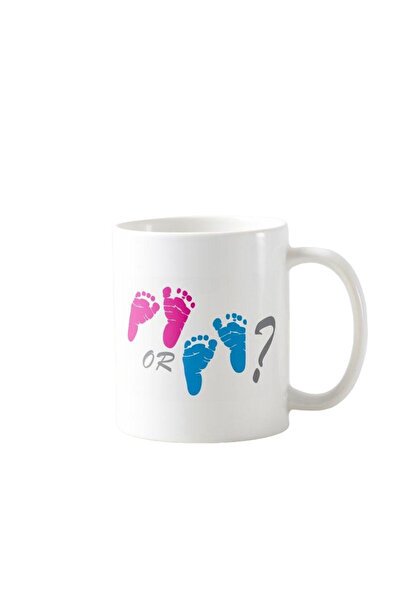 OEM Cană albă personalizată pentru dezvăluirea sexului, INOVATIX®. 330ml