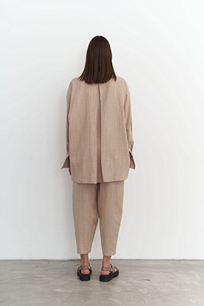 BOHEMAİ Μπεζ Sawaı Casual Σετ