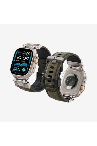 Spigen DuraPro Armor for Apple Watch Band Ultra 2/Ultra/9/8/SE2/7/6/SE/5/4/3/2/1 - Military Green