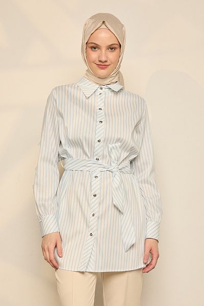 Setrms Belted Flounce Tunic