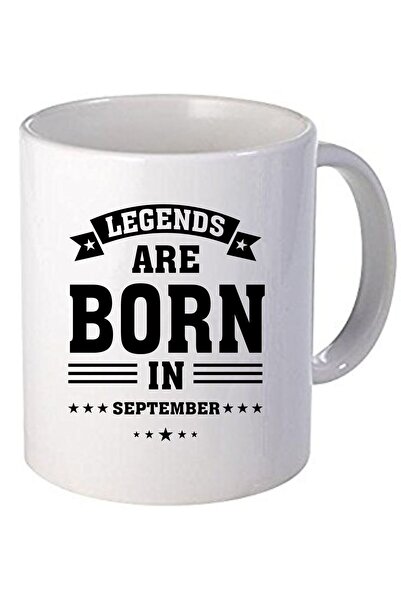 OEM Εξατομικευμένη λευκή κούπα "Οι θρύλοι γεννιούνται τον Σεπτέμβριο", INOVAT...