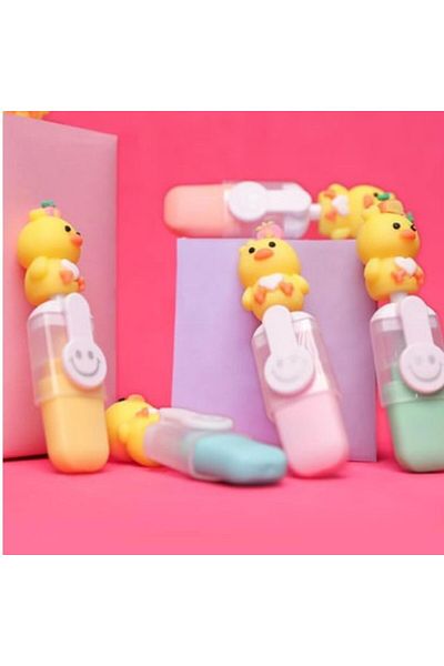 Hediye Vakti Cute Duck Highlighter 6 Pcs
