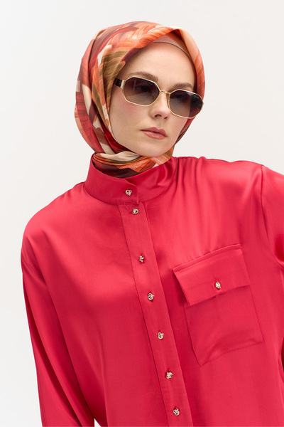 Setrms Yüksek Yakalı Gömlek