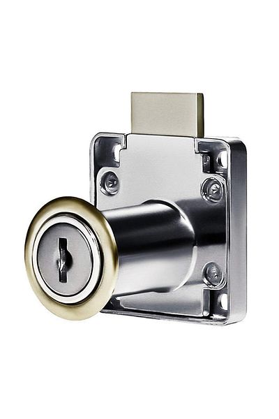 Generic AL ARQAM 2pcs 32mm Cabinet Locks with Keys – Zinc Alloy Drawer & Showcase Locks for Furniture