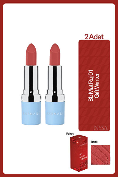 Farmasi Bb Mat Ruj 01 Gıft Wınter - 2 Adet