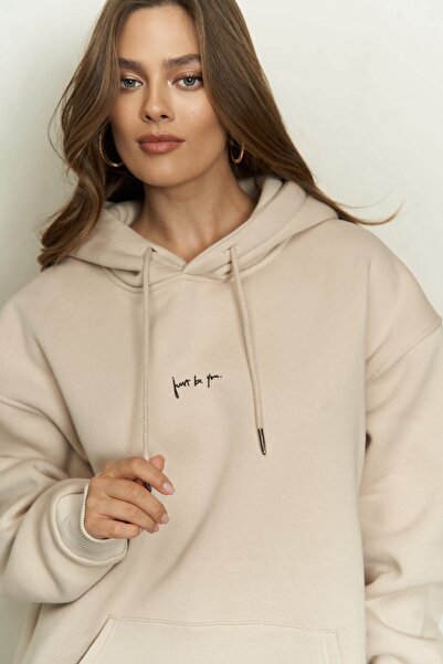 MAI STUDIOS CO. Just Be You Bone Hoodie Sweatshirt