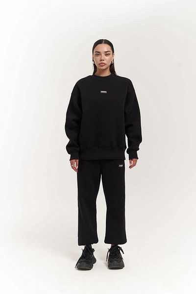 MAİ COLLECTİON Σετ φόρμας Romana Crew Neck Μαύρη