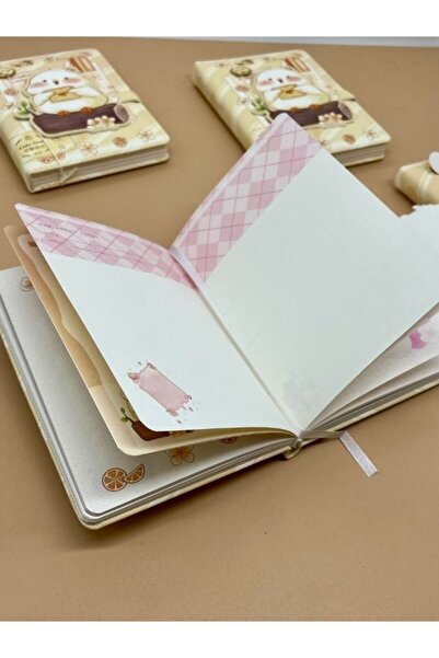 Kağıt Gemi Dükkan Sevimli Kuş Özel Tasarım Renkli Resimli Defter/Notebook/Günlük/Bullet Journal