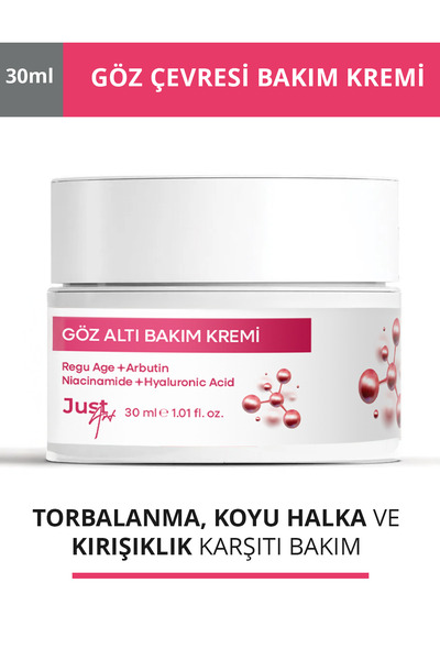 Just Art Kırışıklık Karşıtı Göz Çevresi Için Gözaltı Bakım Kremi Göz Altı Tor...