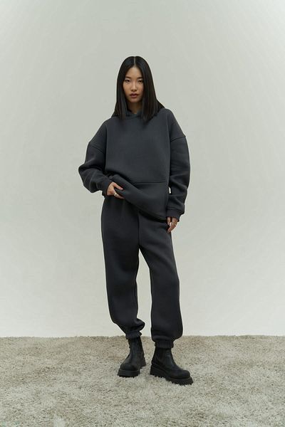 MAİ COLLECTİON Oversize tepláková souprava Gambol Smoked Oversize
