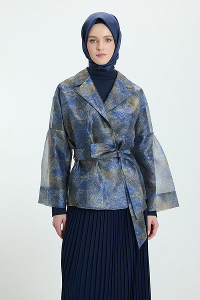 Setrms Patterned Organza Jacket