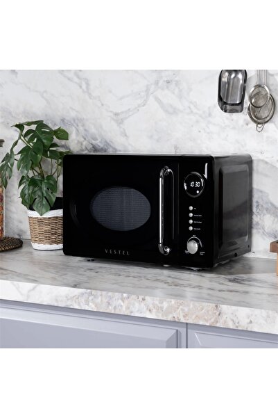 Vestel Md 20 Yd Retro Siyah Mikrodalga Fırın