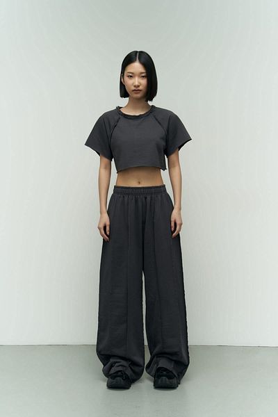 MAİ COLLECTİON Σετ φόρμας Marcio Anthracite Crop