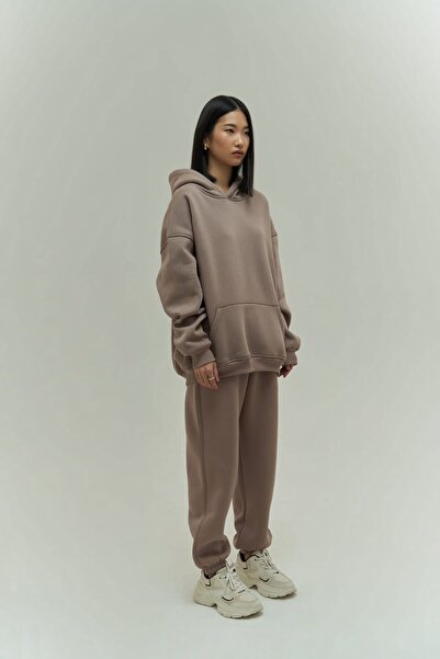 MAI STUDIOS CO. Σετ φόρμας Gambol Taupe Grey Oversize