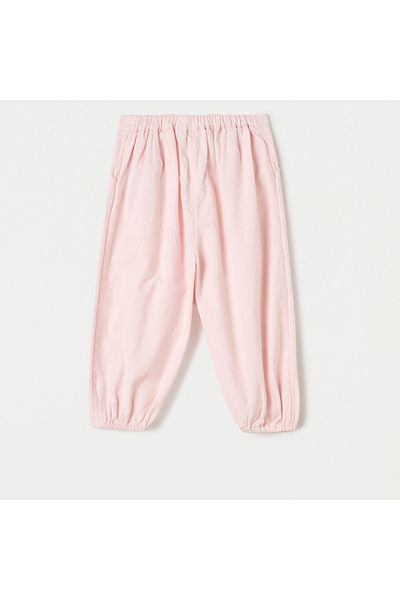 Juniors Textured Pants with Bow Accent