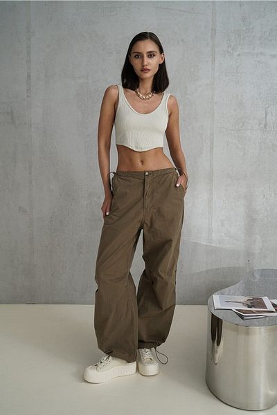 MAİ COLLECTİON Cargo kalhoty Simone Khaki