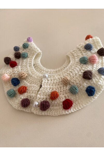 NAKO Renkli örgü yakalık