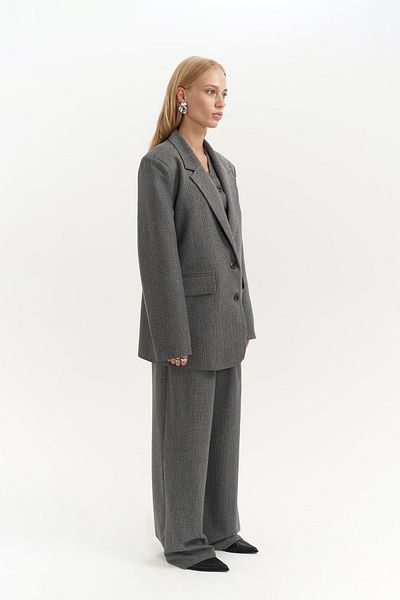 MAİ COLLECTİON Blake Plaid Smoked Triple Jacket Set