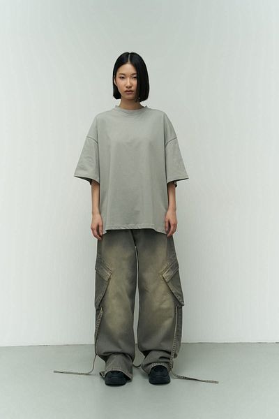 MAİ COLLECTİON Μπλουζάκι Eat Sleep Smoke Oversize