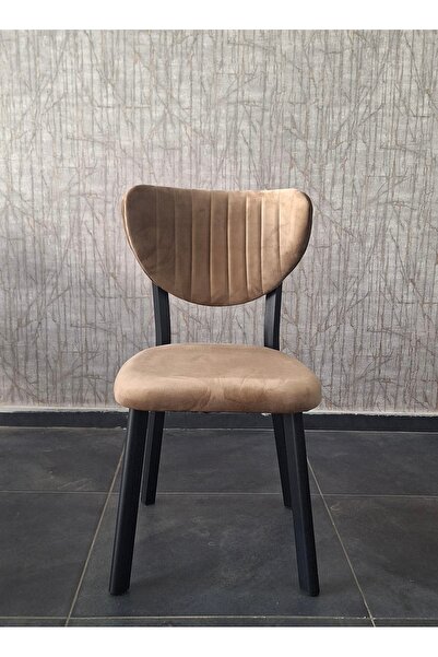 Sar Pakete Rita Serisi, 6 Adet Cappucino Renk Elma Model Mutfak Sandalyesi, Y...