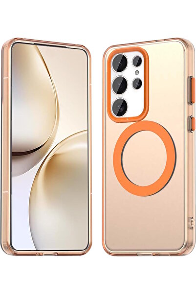 m.tk moveteck Samsung Galaxy S25 Ultra Kılıf Kamera Çıkıntılı Mat Magsafe Öze...